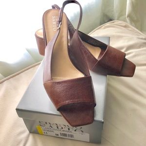 FRANCO SARTO Cognac Sandals